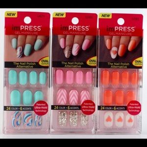 imPRESS Nails "Set of 3" Press on Nails